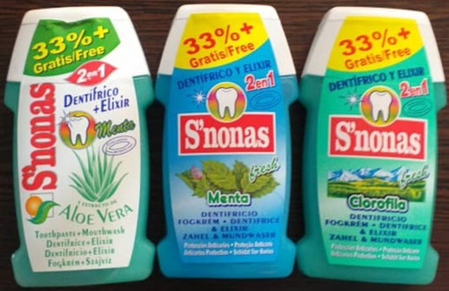 خمیر دندان اسنوناس در سه رایحه مختلف